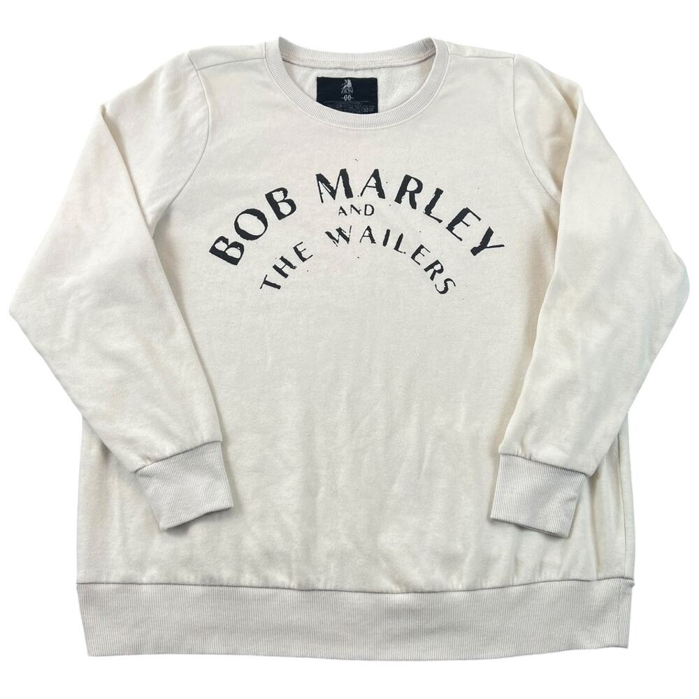 Zion Rootswear Bob Marley & The Wailers Cream Crewneck Sweatshirt - Women's L